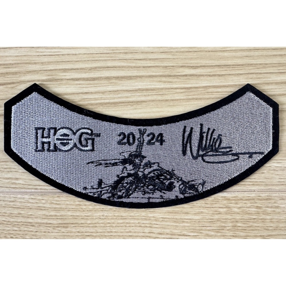 Harley Davidson 2024 H.O.G. Willie G Davidson Vest Patch HOG New